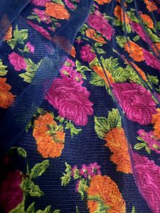 Stitched Elegant Floral Maxi Dress Gown