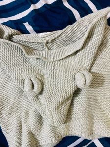 GAP Kids Bear Hoodie Cardigan