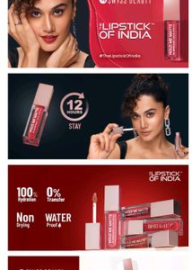 Swiss Beauty Mini Lipstick In Shade Obsessive Pink