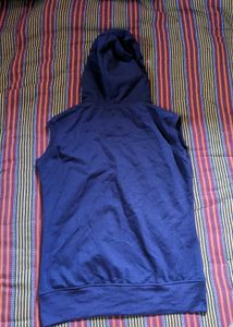 Purple Sleeveless Hoodie
