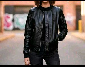 [last price] Black moto Bomber Jacket