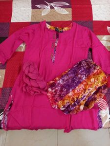 Pink Kurta Set