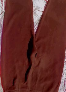 Brown Casual Pants
