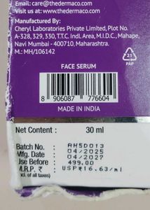 Face Serum 20 Ml Left