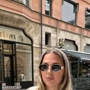 Pushpa Style~ Rayban Black Gold Oval Shades-Unisex
