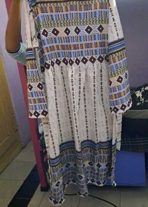 Patterned Mini Dress