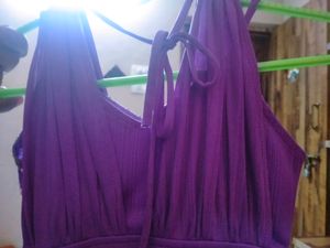 Elegant Girls Purple Gown