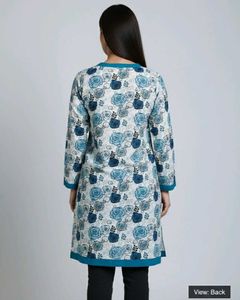 New Floral Print Kurta