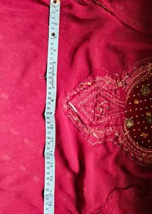 Maroon Aline Kurta