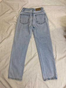 Light Wash Straight Leg Jeans