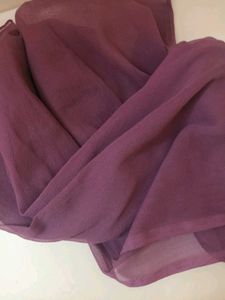 Purple Chiffon Scarf