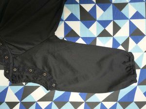 Black Cold Shoulder Top