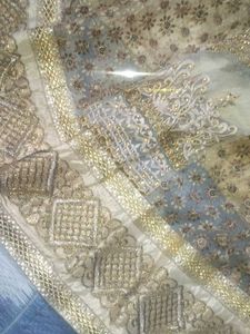 Gorgeous Gold Embroidered Anarkali Dress