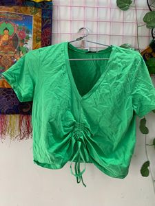Zara Green Croptop