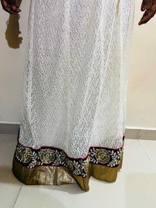Elegant Black &amp; White Blouse Lehnga New Wdt Tag