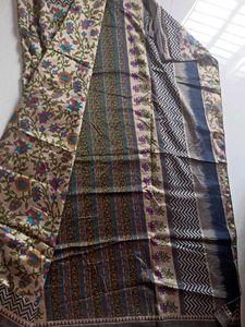 Beautiful Crepe Saree With Blouse