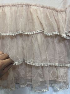 Ruffled Mesh Top