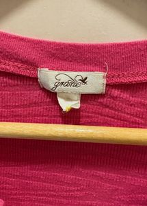 Pink Long Sleeve Top