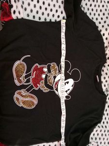 DISNEY Unisex Black Sweatshirt