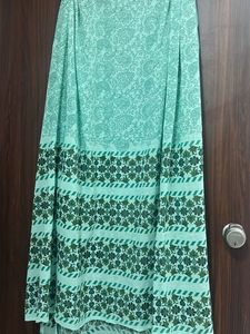 Stunning Sea Green Printed Dupatta
