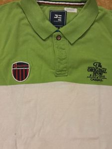 Multicoloured Casual Polo T Shirt