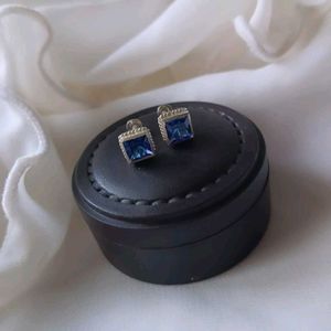 Pure Silver Blue Zircon