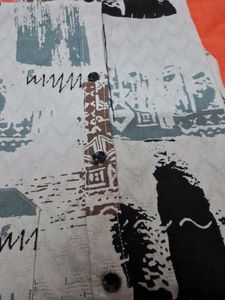 Grey H&amp;Y Patterned Shirt