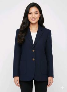 Navy Blue women winter coat new condition
