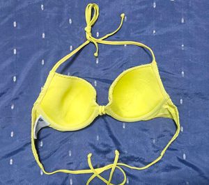 H&amp;M Yellow Bikini Top