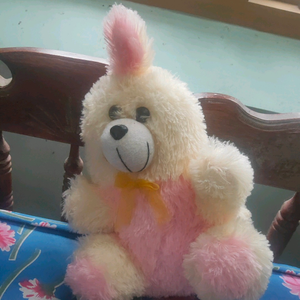 teddy bear and woolen thread