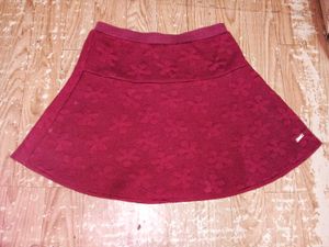 3 Set: Mini Skirt, Velvet Top And Jacket