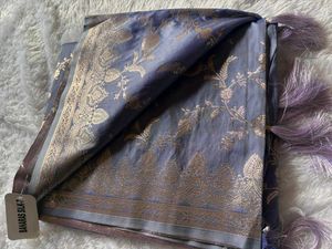 Banarasi Silk Saree - Lavender &amp; Gold❤️