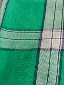 Men Half Sleeve Green Shirt