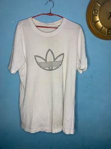 Adidas Originals White T Shirts Premium