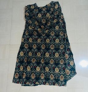 Elegant Green Printed Kurti
