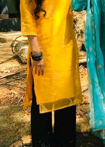 Tikhi Imli Ethnic Yellow Kurta