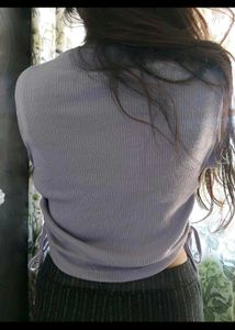 SSS Cute Lavender Crop Top