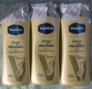 Vaseline Deep Moisture Lotion (3 Pack)