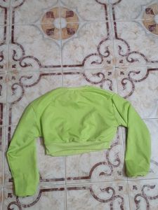 Lime Green Crop Top