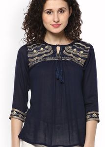 Navy Blue Top👕