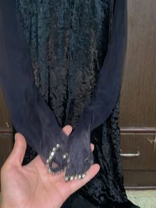 Velvet Rhinestone Dress XXL