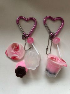 Pink Jelly Pudding Keychain