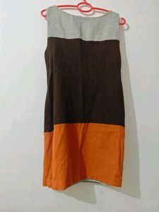 Winter Colour Block Dress