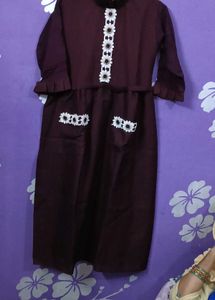 Elegant Maroon Kurta Set