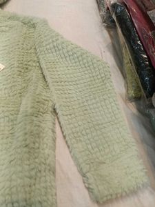 Cozy Green Fleece Hoodie