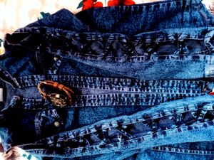 Trinding Colar Nevy Blue Denim Jacket 🆕🆕🆕🆕🆕💯