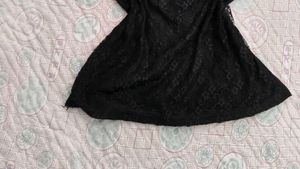 Y2k Love Holic Black Lace Top