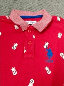 Cute Red Polo Shirt
