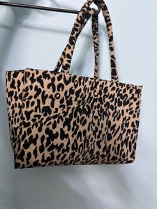 Leopard Print Tote Bag