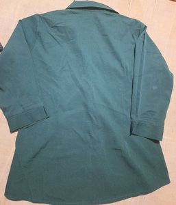 Green Button-Down Shirt